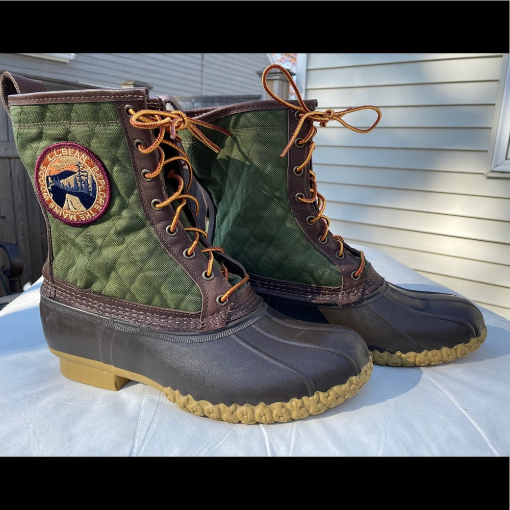 L.L. Bean Waxed-Canvas Men’s Duck Boots